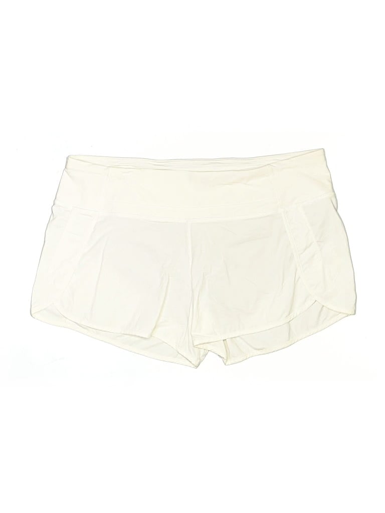 Pre-owned Lululemon Athletica Athletic Shorts In Ivory