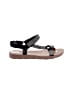Forever Black Sandals Size 6 1/2 - photo 1