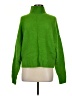 Zara Solid Green Turtleneck Sweater Size M - photo 1
