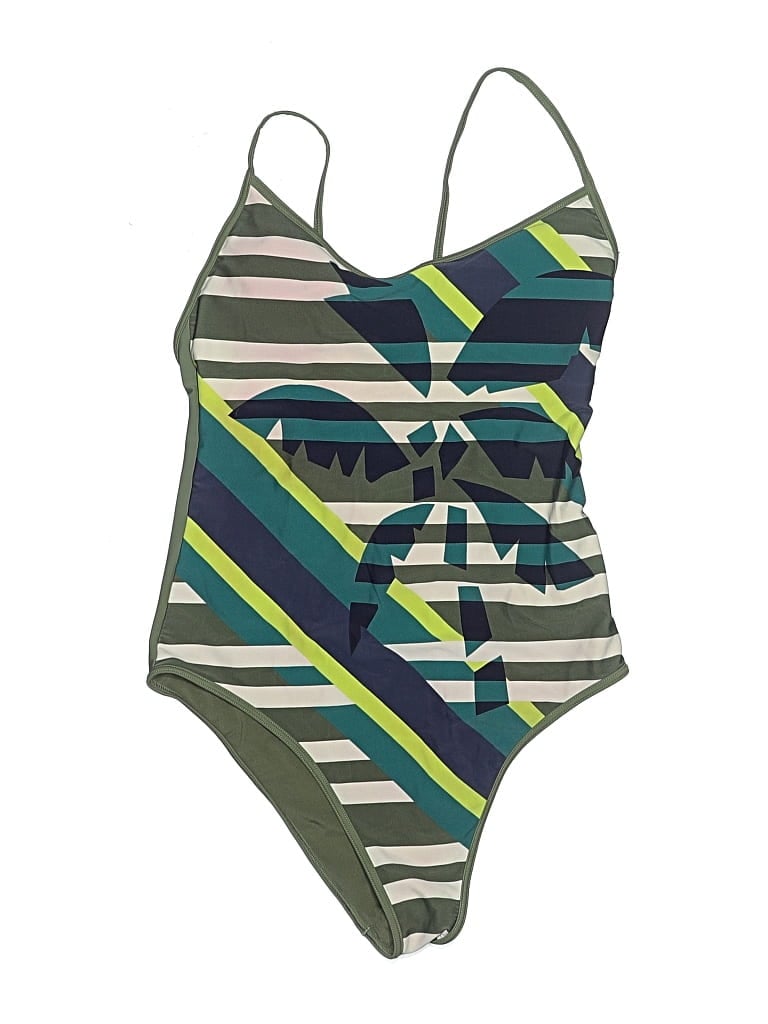 Pre-owned Aerie One Piece Swimsuit In Green