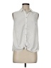 A New Day 100% Polyester Polka Dots Ivory Sleeveless Blouse Size M - photo 1
