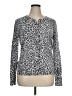 Old Navy Animal Print Silver Pullover Sweater Size XL - photo 1