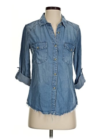 Miami 3/4 Sleeve Button-Down Shirt (view 1)
