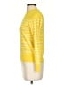 Banana Republic Stripes Yellow Silk Pullover Sweater Size S - photo 5