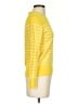 Banana Republic Stripes Yellow Silk Pullover Sweater Size S - photo 4