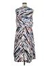 Style&Co Print Silver Casual Dress Size XL - photo 2