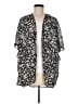 Tempted 100% Polyester Black Kimono Size M - photo 1