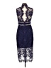 Saylor 100% Polyester Blue Cocktail Dress Size L - photo 2