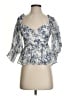 Express Blue 3/4 Sleeve Blouse Size S - photo 1