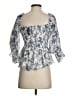 Express Blue 3/4 Sleeve Blouse Size S - photo 2