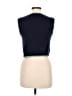 Romwe 100% Acrylic Blue Sweater Vest Size 6 - photo 2