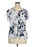 Adele & May Silver Short Sleeve Blouse Size XL - photo 1