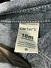 Carter's 100% Cotton Chevron-herringbone Blue Short Sleeve Button-Down Shirt 12-18 MO / 18 MO - photo 3