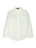 IZOD Solid Ivory Long Sleeve Button-Down Shirt Size 10 - 12 - photo 1