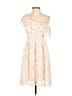 Vero Moda 100% Polyester Ivory Cocktail Dress Size XS - photo 1