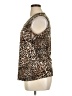 Milano Animal Print Brown Sleeveless T-Shirt Size XL - photo 5