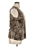 Milano Animal Print Brown Sleeveless T-Shirt Size XL - photo 4