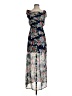 Bailey Blue Floral Blue Casual Dress Size S - photo 1