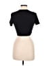 Shein Black Short Sleeve T-Shirt Size 6 - photo 2