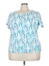 Karen Scott Blue Active T-Shirt Size 3X - photo 1