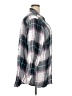 Terra & Sky 100% Rayon Plaid Gray Purple 3/4 Sleeve Button-Down Shirt Size 3X - photo 4