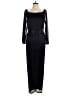 Marina Metallic Black Jumpsuit Size 14 - photo 1