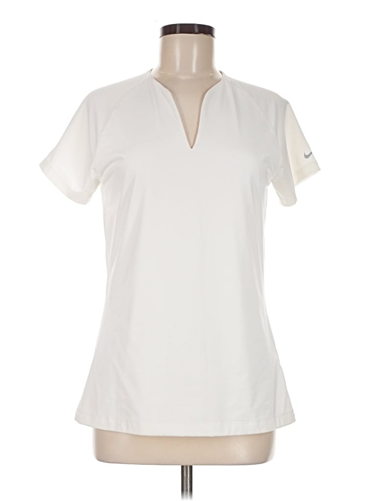 Pre-owned Nike Active T-shirt In Ivory