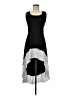 Abody Color Block Black Casual Dress Size M - photo 1