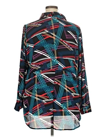 Lane Bryant Outlet Long Sleeve Blouse (view 2)