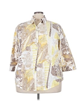 Kim Rogers 3/4 Sleeve Button-Down Shirt (view 1)