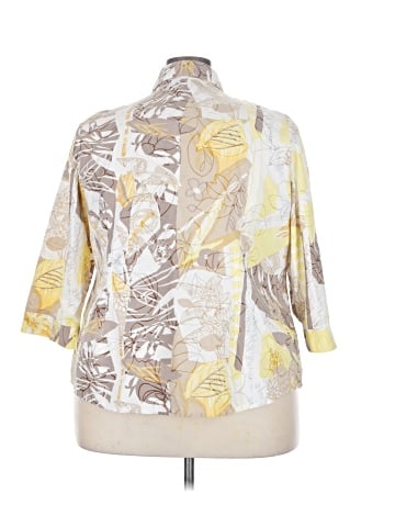 Kim Rogers 3/4 Sleeve Button-Down Shirt (view 2)