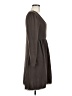 Hayden Solid Gray Casual Dress Size M - photo 4