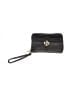 Tory Burch 100% Leather Black Leather Wristlet One size - photo 1