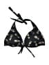 City Streets Print Black Swimsuit Top Size L - photo 1