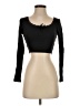 Shein Black Long Sleeve Top Size 2 - photo 1