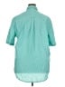 Chaps Teal Short Sleeve Button-Down Shirt Size XXL - photo 2