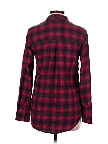 American Eagle Outfitters Long Sleeve Button-Down Shirt (view 2)
