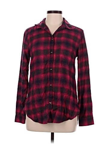 American Eagle Outfitters Long Sleeve Button-Down Shirt (view 1)