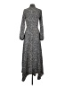 Halston 100% Polyester Animal Print Multi Color Gray Casual Dress Size 2 - photo 2