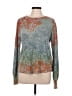 Democracy Tie-dye Teal Pullover Sweater Size M - photo 1