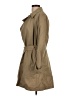 Theory 100% Cotton Tan Trenchcoat Size L - photo 5
