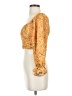 TJD Orange 3/4 Sleeve Blouse Size S - photo 5