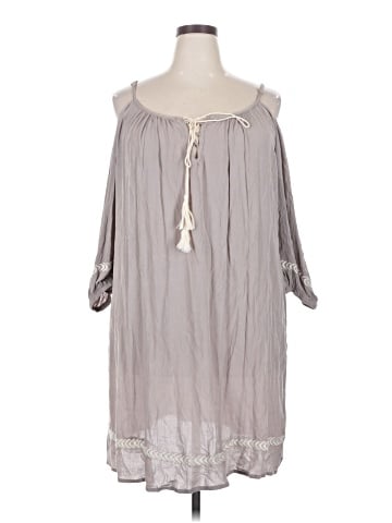 Bailey Blue 3/4 Sleeve Blouse (view 1)