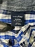 Baby Gap 100% Cotton Checkered-gingham Blue Long Sleeve Button-Down Shirt Size 18-24 mo - photo 3