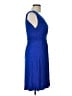 Gilli Solid Blue Casual Dress Size L - photo 4