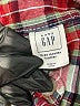 Baby Gap 100% Cotton Plaid Red Long Sleeve Button-Down Shirt Size 18-24 mo - photo 3