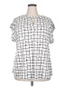 Cure Silver Short Sleeve Blouse Size 2X - photo 1