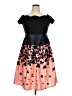 Unbranded Hearts Black Cocktail Dress Size XXL - photo 1
