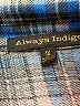 Always Indigo 100% Polyester Plaid Blue 3/4 Sleeve Blouse Size 1X - photo 7