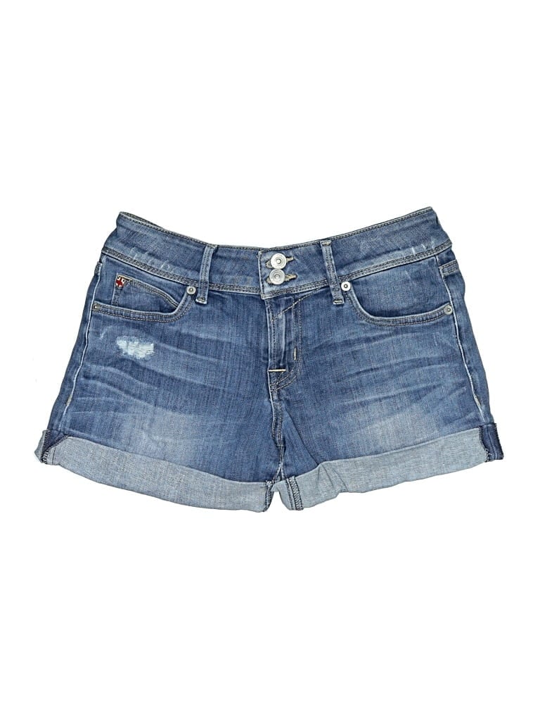 Pre-owned Hudson Denim Shorts In Blue